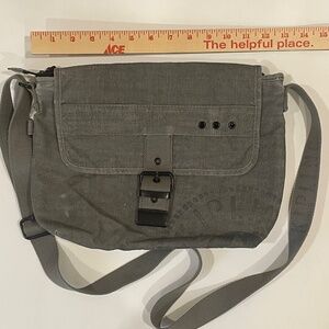 Kipling gray cross body bag